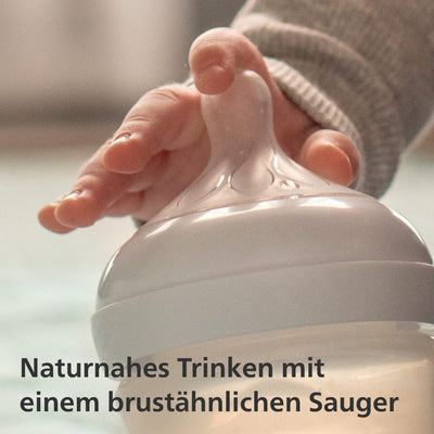 Philips Avent Natural Response Sauger – 2x Sauger für Babyflaschen mit Durchflussstärke 5, für Babys ab 6 Monaten, BPA-frei (Modell SCY965/02)