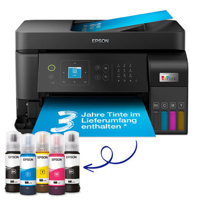 EcoTank ET-4810 A4-Multifunktions-Wi-Fi-Tintentankdrucker, mit einem im Lieferumfang enthaltenen Vorrat an Tinten bis zu 3 Jahren