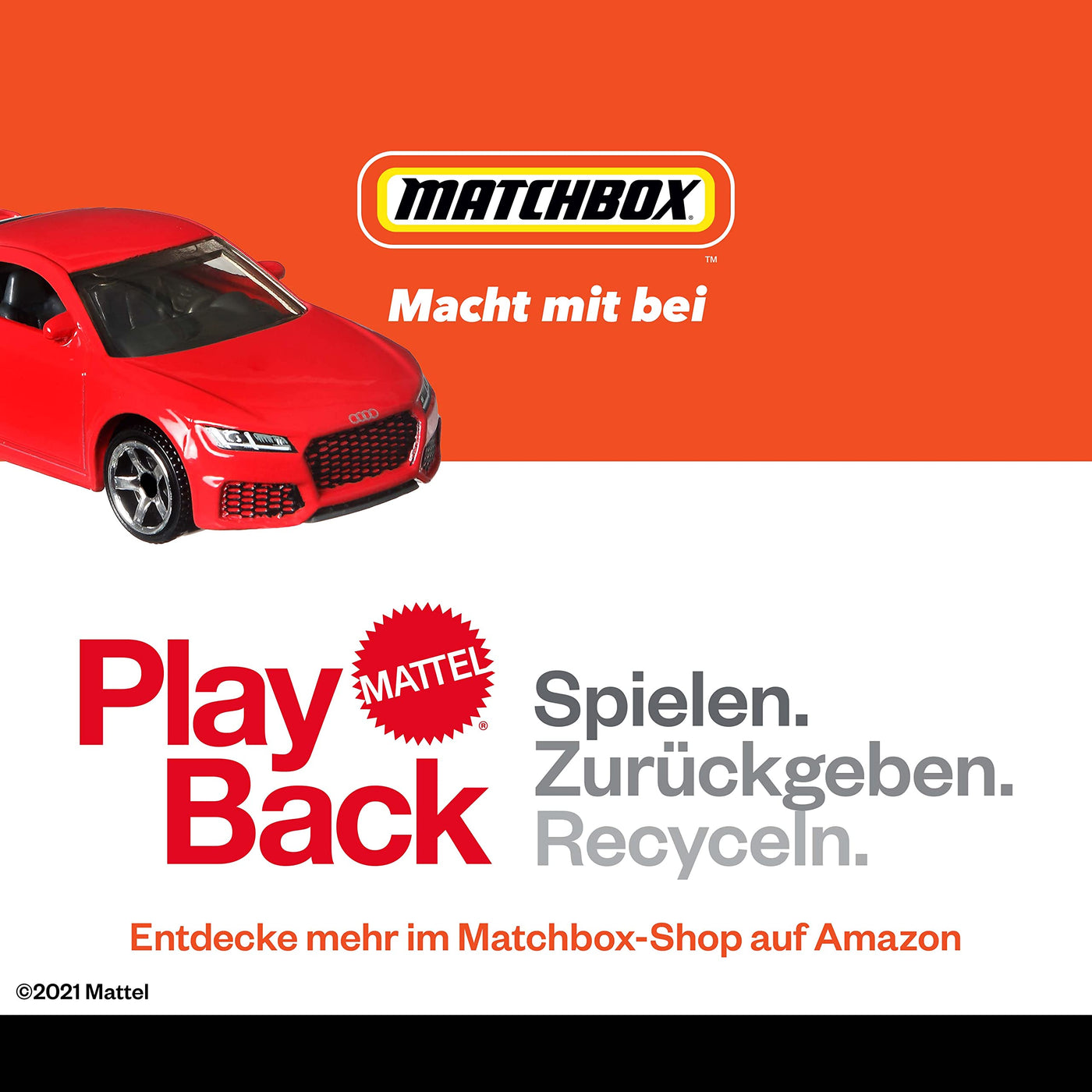 Matchbox FGM48-20er-Pack mit Poster, 1:64 Die-Cast Fahrzeuge Geschenkset, je 20 Spielzeugautos, zufällige Auswahl, für Sammler und Kinder ab 3 Jahren