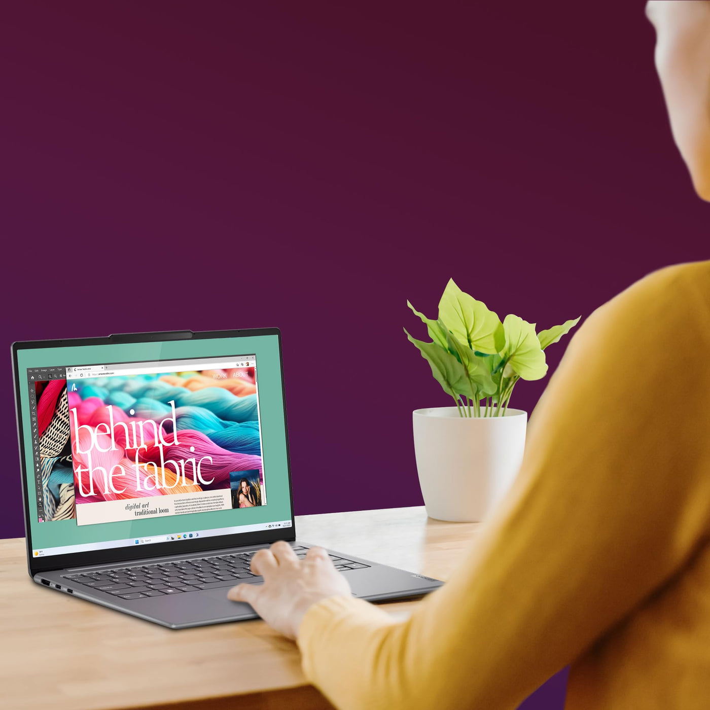 Lenovo Yoga Slim 7i AI Laptop | 14'' WUXGA OLED Display | Intel Core Ultra 7 | 32GB RAM | 1TB SSD | Intel Arc Grafik | Win11 | QWERTZ | Luna grau | Beleuchtete Tastatur | 3 Monate Premium Care