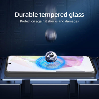 NEW'C 3 Stück, Panzer Schutz Glas für Samsung Galaxy A35 5G (6,6 Zoll), Frei von Kratzern, 9H Härte, HD Displayschutzfolie, 0.33mm Ultra-klar, Ultrabeständig