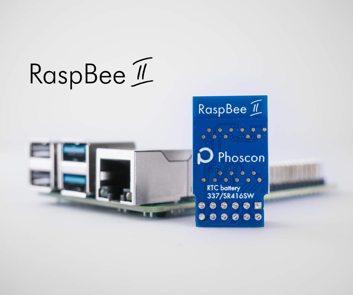 Phoscon RaspBee II - universelles Raspberry Pi Zigbee 3.0 Gateway, inkl. deCONZ App, Home Automation, Home Assistant, ioBroker, Zigbee2MQTT