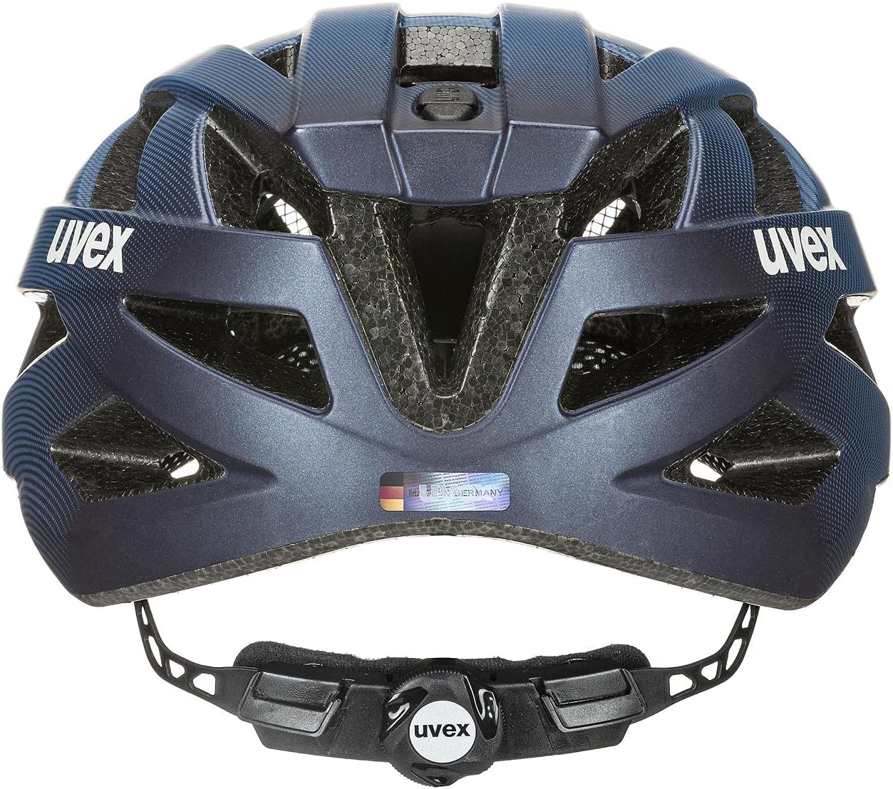 uvex i-vo cc - leichter Allround-Helm für Damen und Herren - individuelle Größenanpassung - erweiterbar mit LED-Licht - deep space matt - 52-57 cm