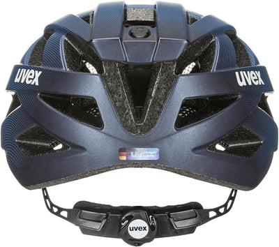 uvex i-vo cc - leichter Allround-Helm für Damen und Herren - individuelle Größenanpassung - erweiterbar mit LED-Licht - deep space matt - 52-57 cm