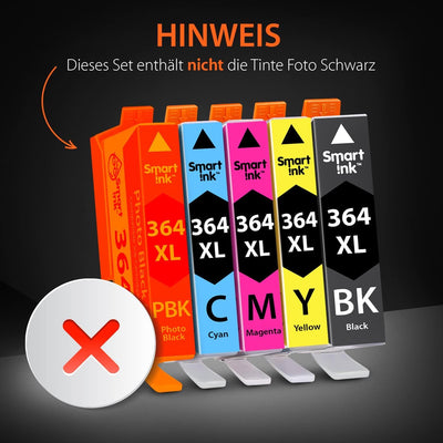 Smart Ink Kompatible Druckerpatronen als Ersatz für HP 364 XL 364XL 10 Multipack (4BK & 2C/M/Y) Patrone hoher Kapazität für HP Photosmart 5520 5510 5524 6520 5515 OfficeJet 4620 4622 DeskJet 3520