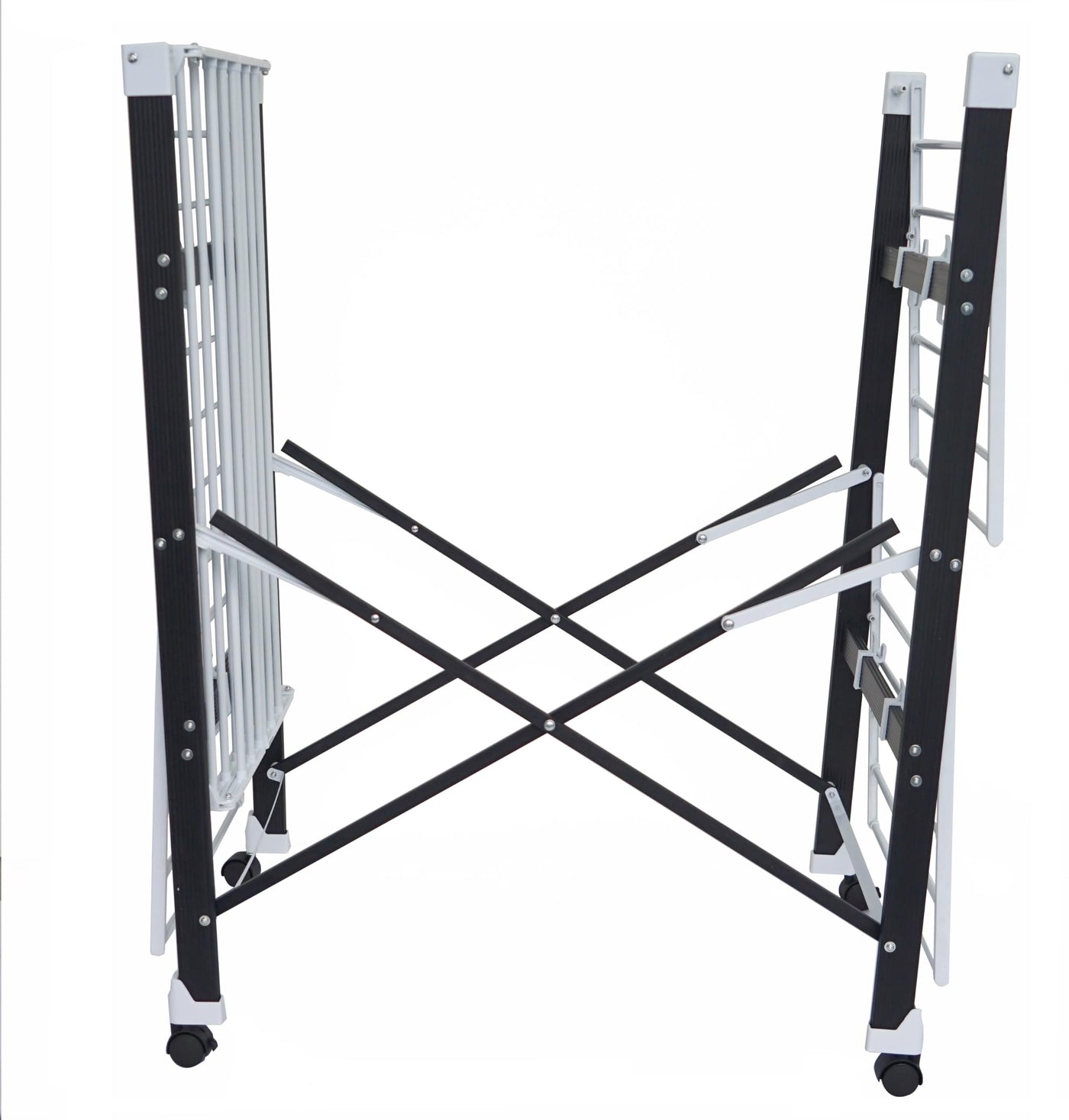 Loving Home® Faltbarer Wäscheständer, Standtrockner, Wäschetrockner Turm 175 x 83 x 112 cm mit Rollen, belastbar bis 35 kg, Trockenlänge 21 m