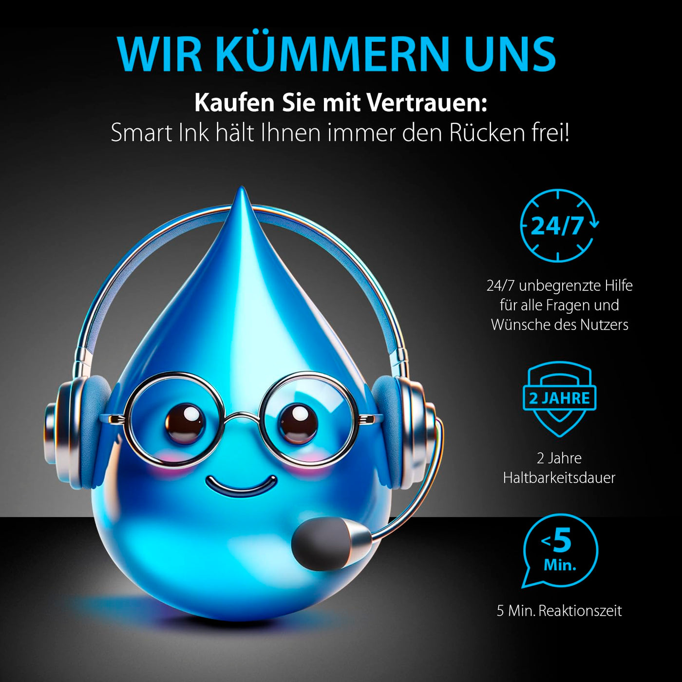 Smart Ink Kompatible Druckerpatronen als Ersatz für HP 950XL 951XL 950 XL 951 XL 4 Multipack (Schwarz & Cyan Magenta Gelb) Patronen Hohe Ergiebigkeit für HP Officejet Pro 8100 8600 8615 8616 8620 8640