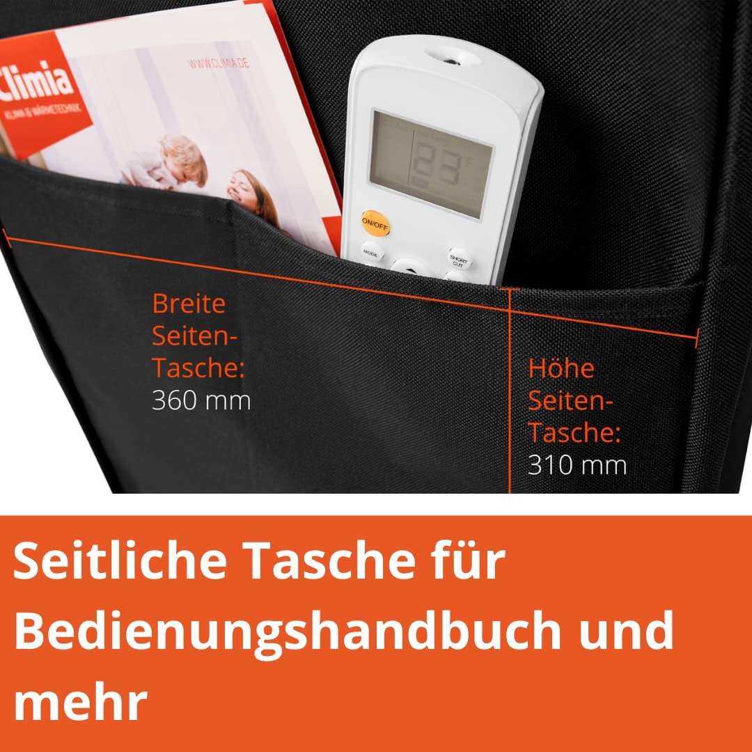 Climia CMK 2600 mobiles Klimagerät mit ökologischem Kühlmittel, 3-in-1 Klimaanlage – Aircondition, Ventilator und Luftentfeuchter