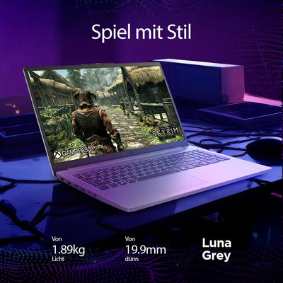 Lenovo LOQ Gaming Laptop | 15,6" Full HD 16:9 Display | 144Hz | Intel Core i5-12450HX | 16GB RAM | 512GB SSD | NVIDIA GeForce RTX2050 TGP 65W | G-Sync |QWERTZ | grau | AI Chip LA1
