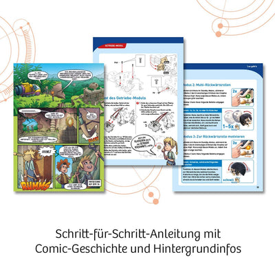 Kosmos 620066 Nuna - Dein Igel-Roboter, Roboter-Bausatz, Rückwärtsrollen durch klatschen, laufen, Stacheln aufstellen, Spielzeug für Kinder, Bionik-Modell, Experimentierkasten ab 8-12 Jahre, Mittel