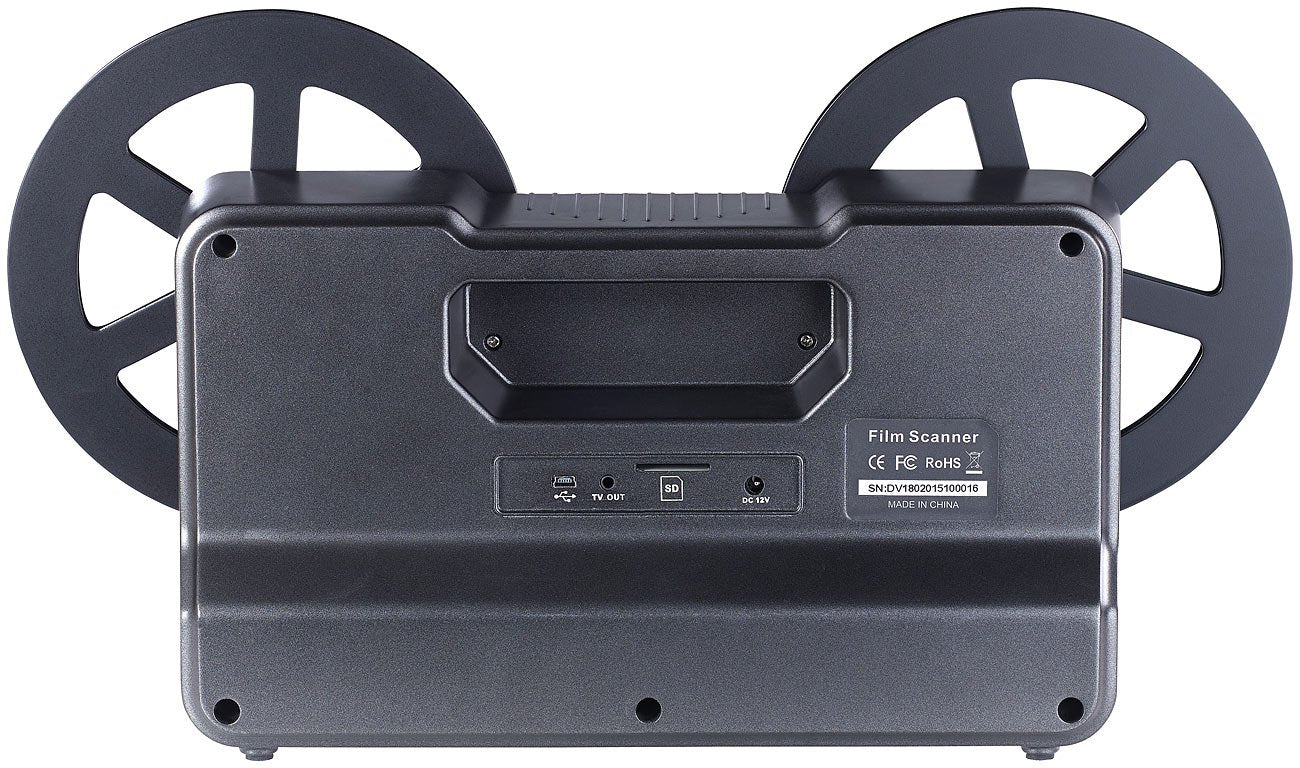Somikon Filmscanner: HD-XL-Film-Scanner & -Digitalisierer für Super 8 & 8 mm, bis 7'-Rollen (Filmdigitalisierer, Filmscanner 8mm, Filmdigitalisierung)