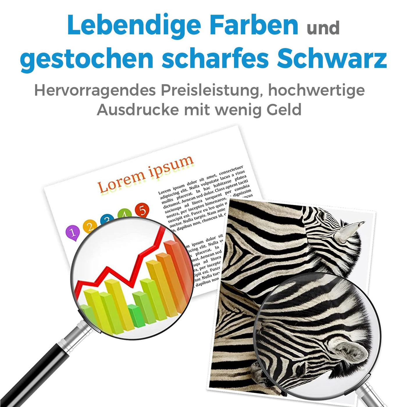 ANKINK Wiederaufbereitet Tintenpatrone Druckerpatronen als Ersatz für HP 302XL für Patrone 302 XL für 1110 2130 3630 3632 3634 3636 3639 4520 4524 4525 4526 4528 3830 3831 3833, Schwarz 2er-Pack