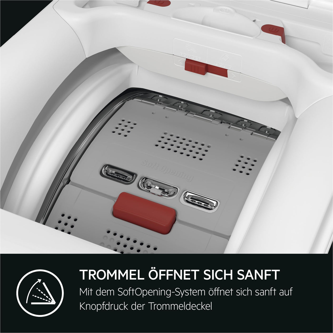 AEG LTR7A71370 Waschmaschine Toplader / Serie 7000 mit ProSteam / ProSteam - Auffrischfunktion / 7,0 kg / Leise / Mengenautomatik / Nachlegefunktion / Wasserstopp / 1300 U/min
