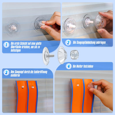 Hot Bee 4.5m Autobahn Kinder 3 4 5 6 7 Jahre, Rennbahn Rennstrecke Auto Spielzeug, Flexible Race Car Track, Dual Rennstrecke Rampen Für 1/64th Autos, Geschenke Für Jungen Und Mädchen