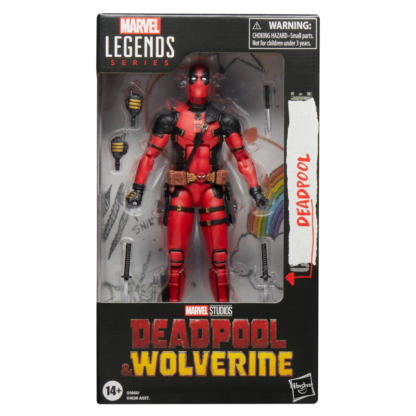 Marvel Legends Series Deadpool, Deadpool & Wolverine Action-Figur (Skala 15 cm), Sammlerobjekt für Erwachsene