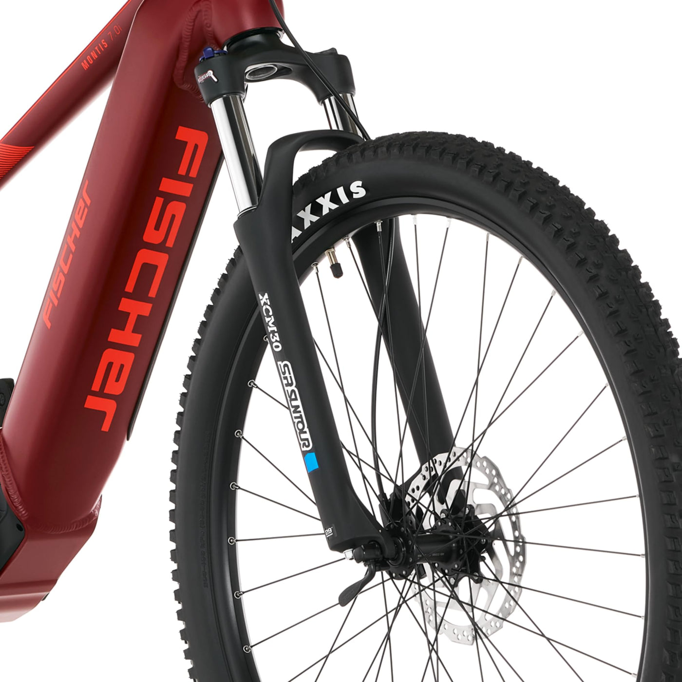 Fischer E-Mountainbike MONTIS 7.0i, Elektrofahrrad für Damen und Herren, Mittelmotor 70 Nm, 36 V Akku