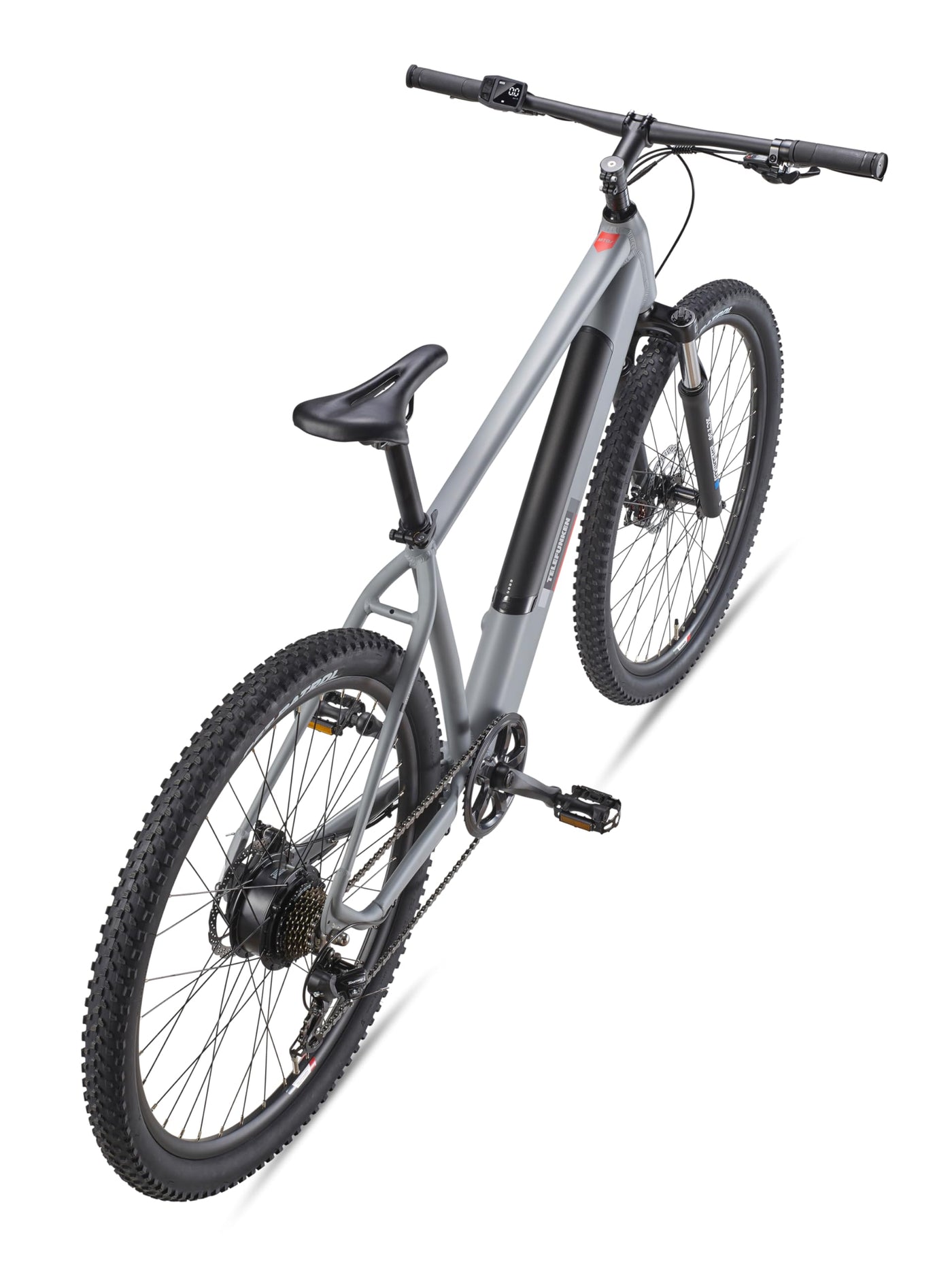 TELEFUNKEN MTB E-Bike Herren 29 Zoll, Elektrofahrrad Hinterradmotor, 7-Gang Kettenschaltung, Scheibenbremsen - Pedelec Mountainbike