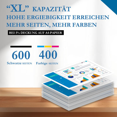 Paeolos T1295 Multipack Kompatible für Epson WF 3520 Druckerpatronen WF 3540 Tintenpatrone für Epson T1291 T1292 T1293 T1294 WF-7525 WF-7515 Stylus SX235W SX425W SX445W SX535WD Stylus Office BX635FWD