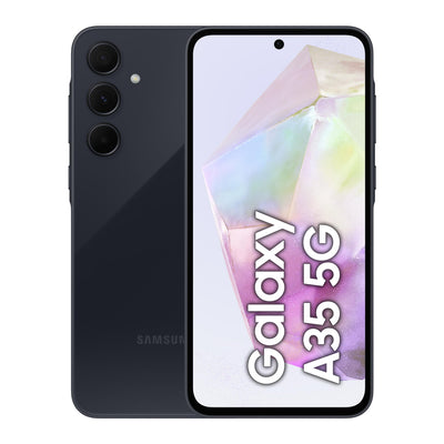 Samsung Galaxy A35 5G Smartphone, Android-Handy ohne Vertrag, 256 GB / 8 GB RAM, 2 Tage Akkulaufzeit, 50-MP-Kamera, Awesome Navy, 2,5 Jahre Herstellergarantie