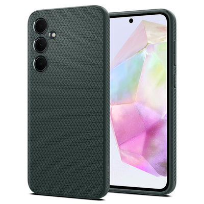 Spigen Liquid Air Hülle Kompatibel mit Samsung Galaxy A35 5G -Grün