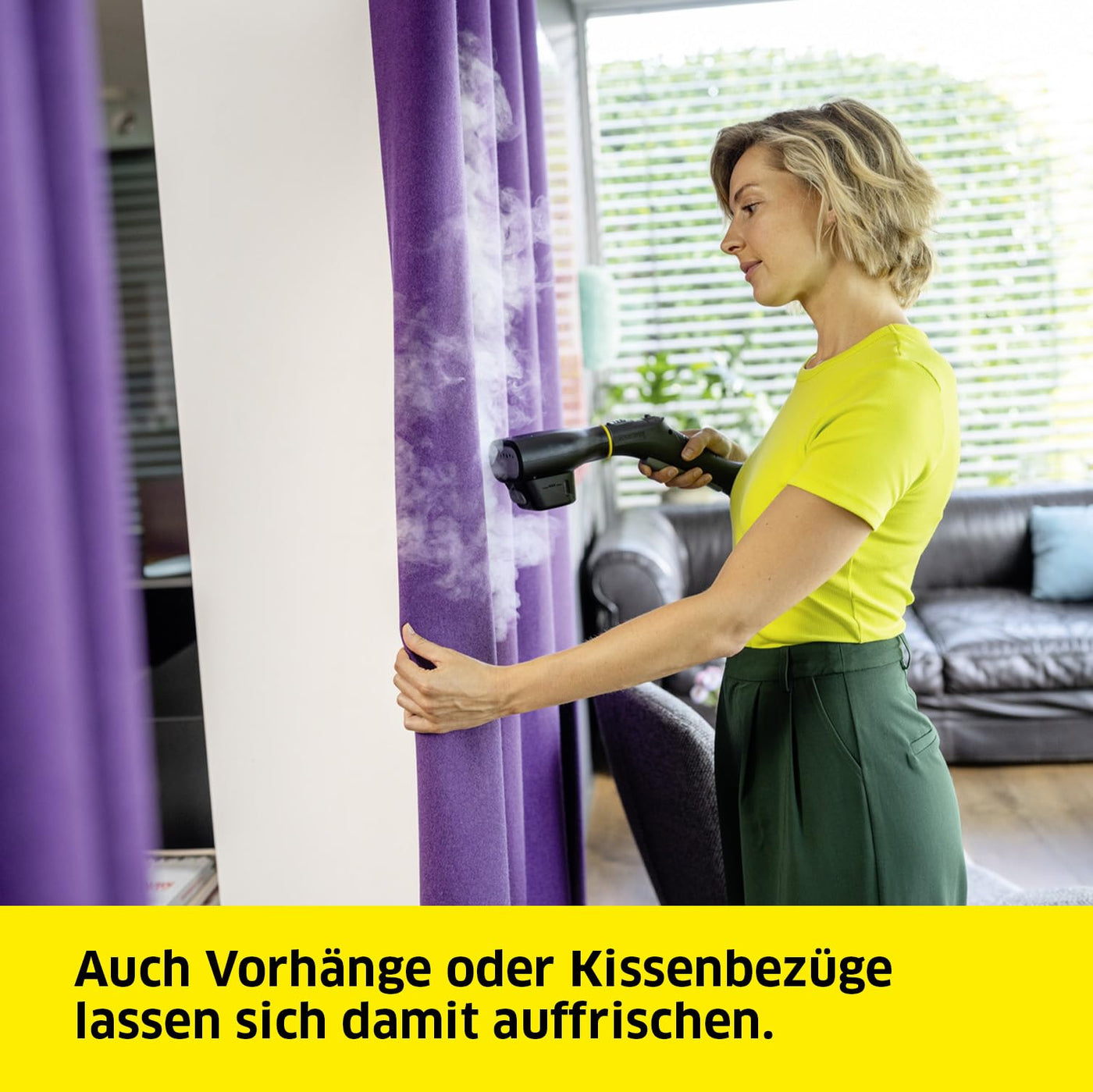 Kärcher Dampfglätter, Kunststoff, passend für alle Kärcher Dampfreiniger, besonders trockener und heißer Dampf, schwarz