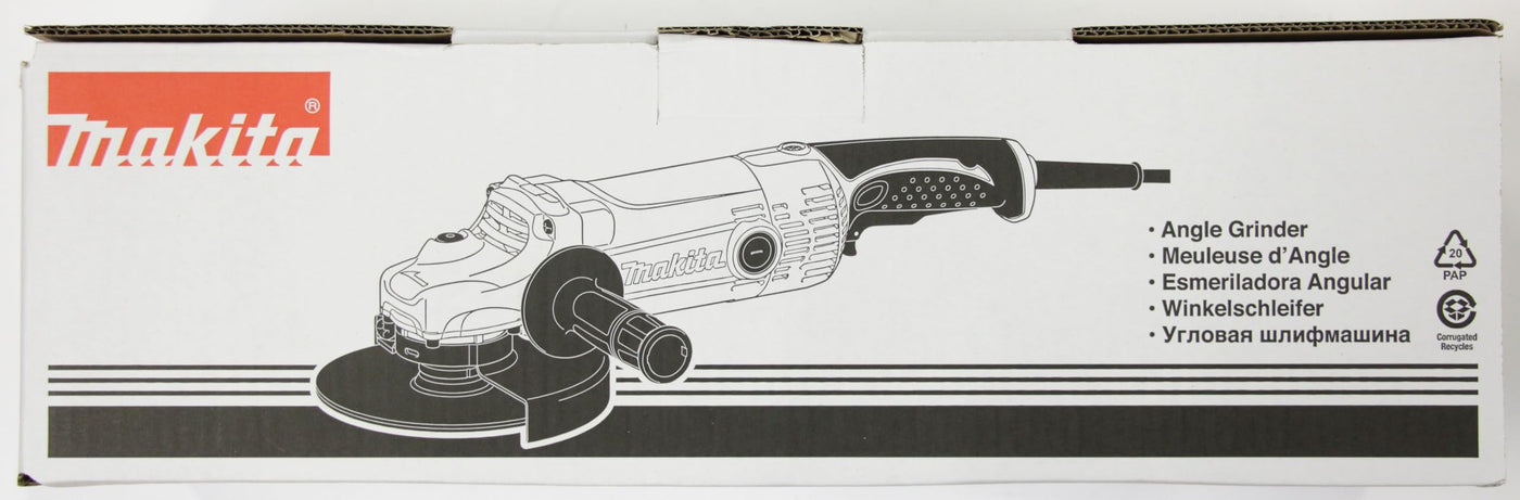 Makita GA9050R Winkelschleifer 230 mm, 2.000 W, Schwarz, Cyan, Silber, (L x B x H) 455 x 250 x 132 mm