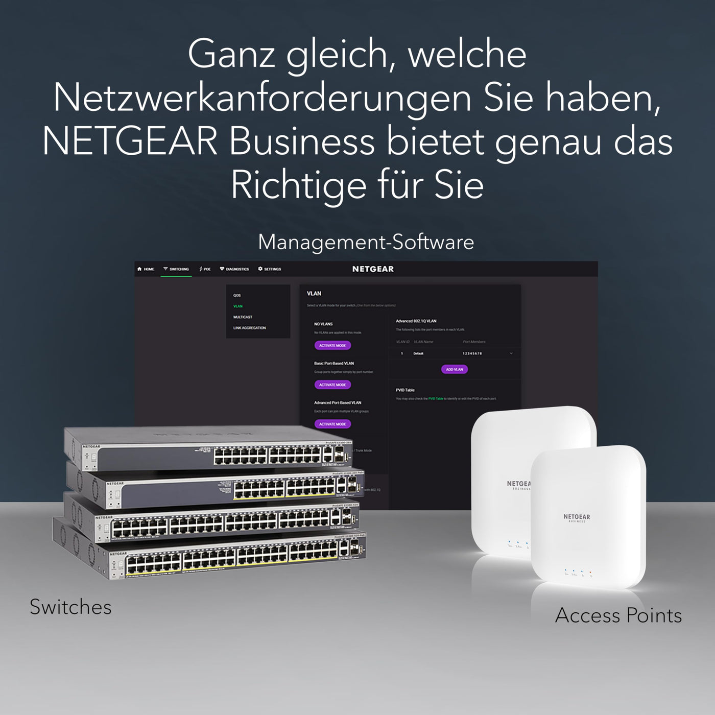NETGEAR 5-Port Gigabit Ethernet Unmanaged PoE+ Switch (GS305P): mit 4 PoE+ bei 63 W, Desktop- oder Wandbefestigung