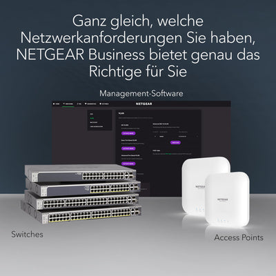 NETGEAR 5-Port Gigabit Ethernet Unmanaged PoE+ Switch (GS305P): mit 4 PoE+ bei 63 W, Desktop- oder Wandbefestigung