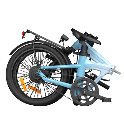 ADO E-Bike Air 20Ultra E-Fahrrad Faltbar, klapprad Riemenantrieb,Citybike, Automatische 3-Gang-Nabenschaltung – interne Schaltung, Hintermotor, ebike Damen/Herren,StVZO (Grau)