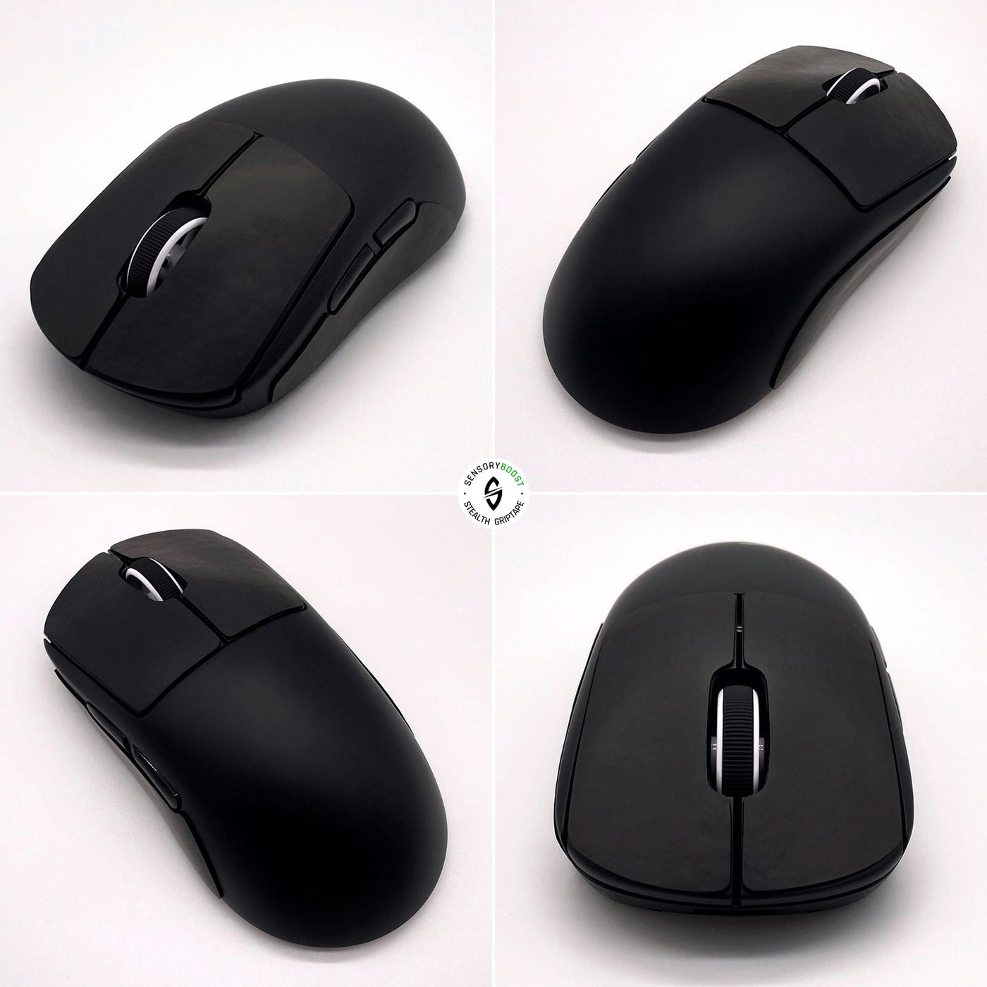 SensoryBoost Grip Tape Set für Logitech G PRO X Superlight 1 & 2 (+ extra Grip-Pad) Schweißabsorbierend, extrem rutschfest, Ultradünn (0.5mm) Selbstklebend & Rückstandsfrei - Gaming Maus Zubehör