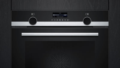 Siemens HB579GBR3, iQ500, Einbau-Backofen 60 x 60 cm, Air Fry, activeClean Pyrolyse Selbstreinung, TFT-Display, 3D Heißluft, Schnellaufheizung, cookControl40 Automatikprogramme, softMove, Edelstahl