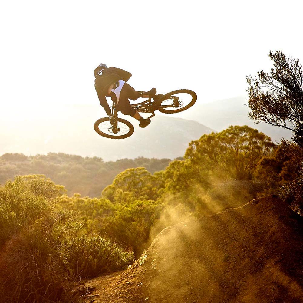 Wmmner 26 Zoll Mountainbike Für Erwachsene Männer Und Frauen, Doppelfederung Mountainbike Mit Scheibenbremsen, Faltbare High Carbon Stahlrahmen, Verstellbarer Sitz, Blaue Speiche, 27 Geschwindigkeit/B