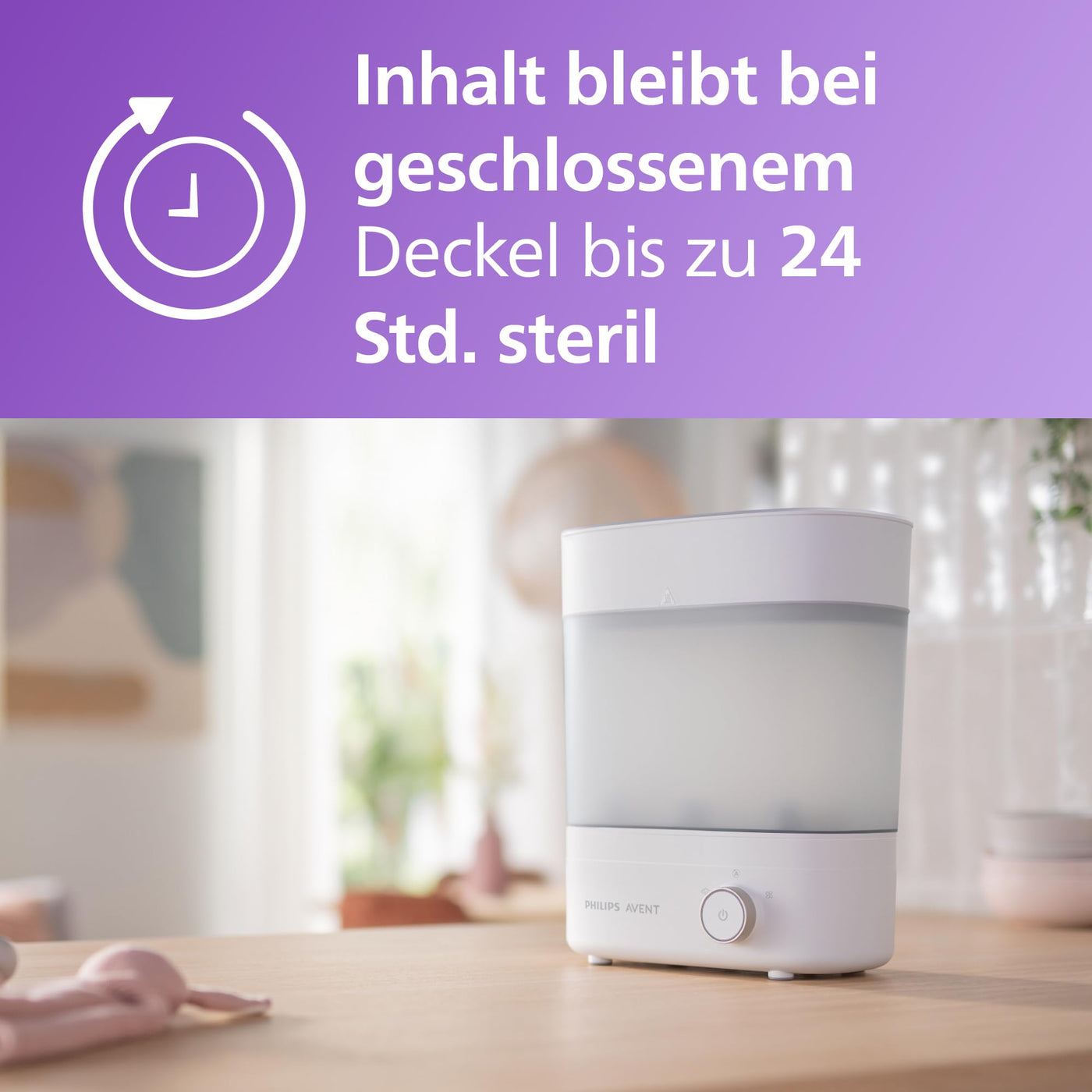 Philips Avent Sterilisator (Modell SCF293/00), 1 Stück (1er Pack)