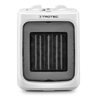 TROTEC Keramik Heizlüfter TFC 16 E – Heizleistung 1200 W / 2000 W – Elektroheizung mit Thermostat, Raumgröße 24 m² bis 60 m³