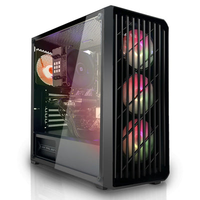SYSTEMTREFF Gaming PC AMD Ryzen 5 7500F 6x5GHz | Nvidia GeForce RTX 4060Ti 16GB DX12 | 1TB M.2 NVMe | 32GB DDR5 RAM | WLAN Desktop Computer Rechner für Gamer, Zocker & Streamer