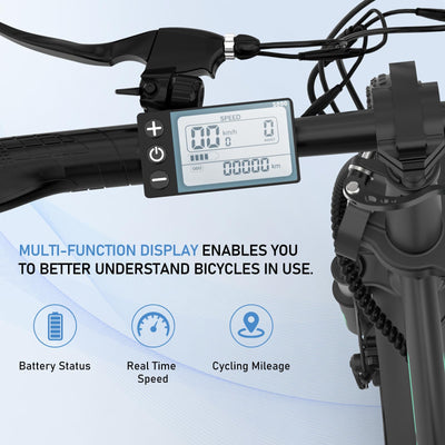 HITWAY E Bike Elektrofahrrad E-Fahrrad 20 Zoll Fat Tire faltbares Elektrofahrrad, 250W/36V/12 Ah Akku, Maximale Laufleistung 35–90 km