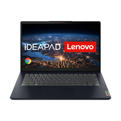 Lenovo Chromebook IdeaPad 3 | 14" Full HD Display | MediaTek MT8183 | 4GB RAM | 64GB SSD | ARM Mali-G72 MP3 Grafik | Chrome OS | QWERTZ | blau | 3 Monate Premium Care