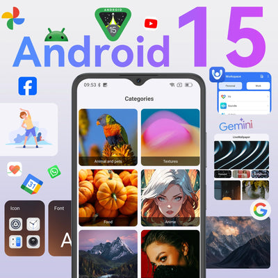 OSCAL Flat 2 Handy Ohne Vertrag, Android 15, 12GB+128GB/2TB TF Handy Günstig, 6.56'' HD+ 90Hz Smartphone Ohne Vertrag, 13MP+8MP, 5000mAh, Dual SIM/OTG/GPS/Fingerabdruck/Gemini AI/2 Jahre Garantie
