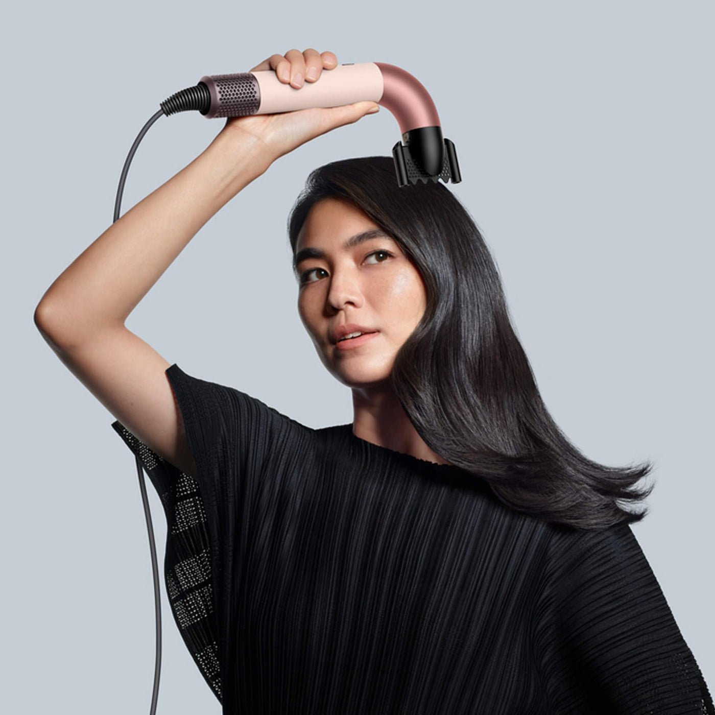 Dyson Supersonic r™ Haartrockner Straight+Wavy (Ceramic Pink/Roségold)