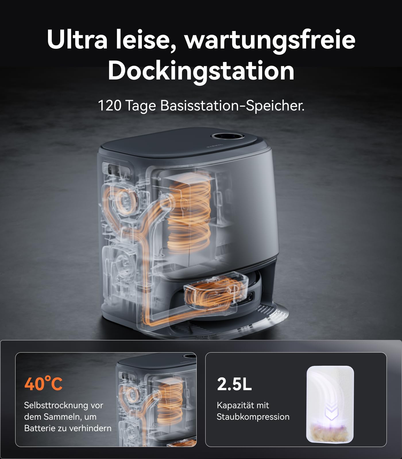 NARWAL Freo Z Ultra Saugroboter, Doppel-KI-Chips, Doppel-KI-Ausweichen KI-adaptivem Heißwasserwaschen von Mopps und Trocknen, 12.000 Pa Saugkraft, Zero Tangling Bürste 2.0, Intelligente APP-Steuerung
