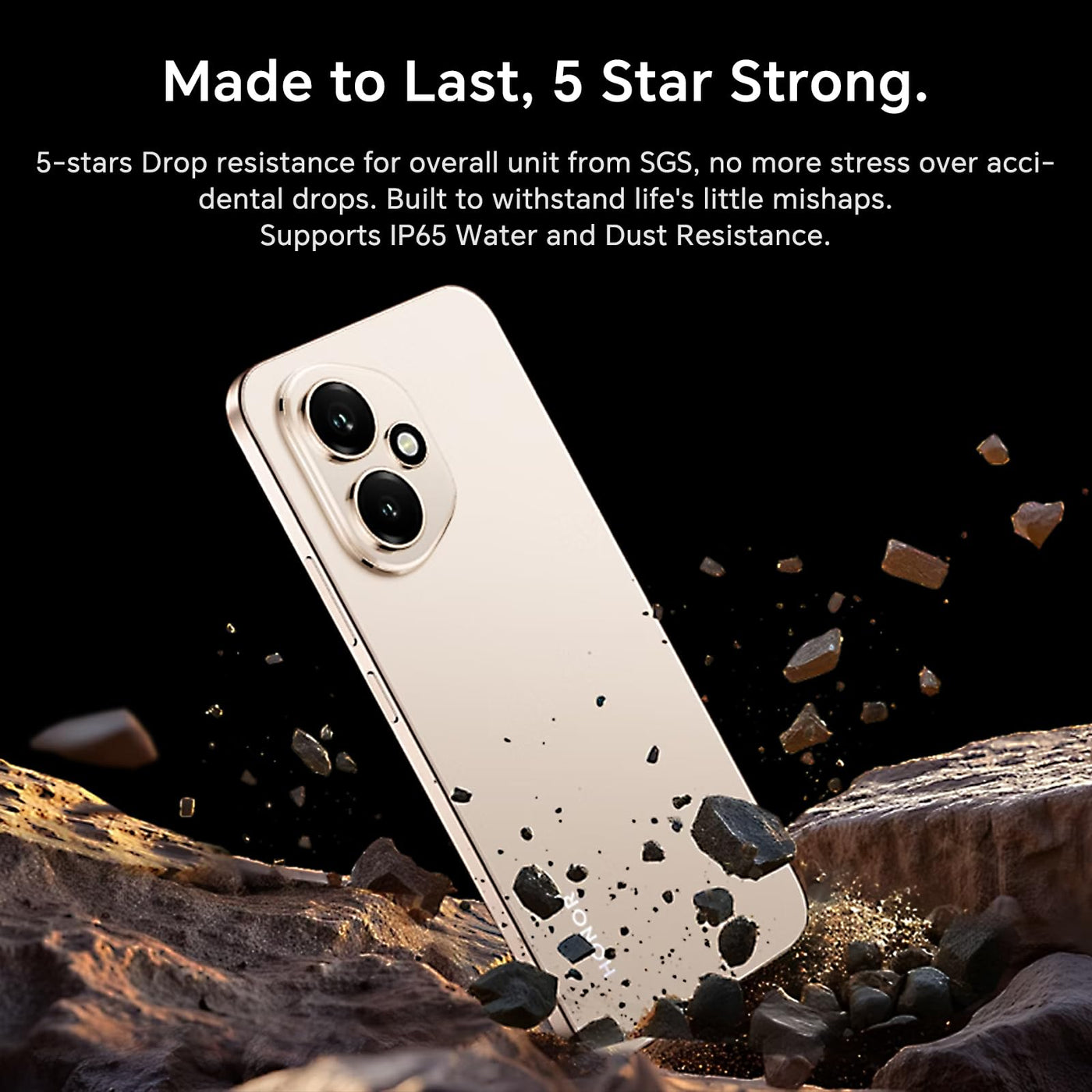 HONOR 400 Smartphone 5G 512GB/8GB RAM, 200MP Ultra-Klare AI Kamera, 6,55 Zoll AMOLED Display 120Hz 5000Nits, Snapdragon 7 Gen 3, 5170mAh Akku, IP65, Dual-SIM, NFC, Android 15, Schwarz