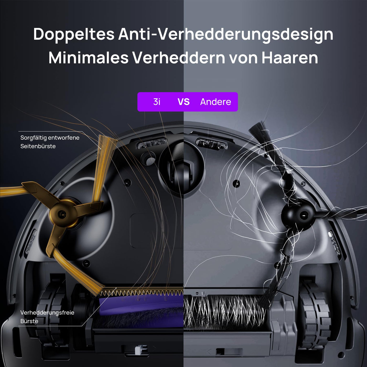 3i S10 Ultra Saugroboter mit Wischfunktion & Absaugstation, WaterRecycle-System, 13000 Pa Saugkraft, Selbstreinigender Ausziehbarer Rollerwisch, Auto Wischen & Trocknen, Selbstentleerung & Nachfüllung