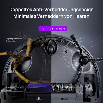 3i S10 Ultra Saugroboter mit Wischfunktion & Absaugstation, WaterRecycle-System, 13000 Pa Saugkraft, Selbstreinigender Ausziehbarer Rollerwisch, Auto Wischen & Trocknen, Selbstentleerung & Nachfüllung