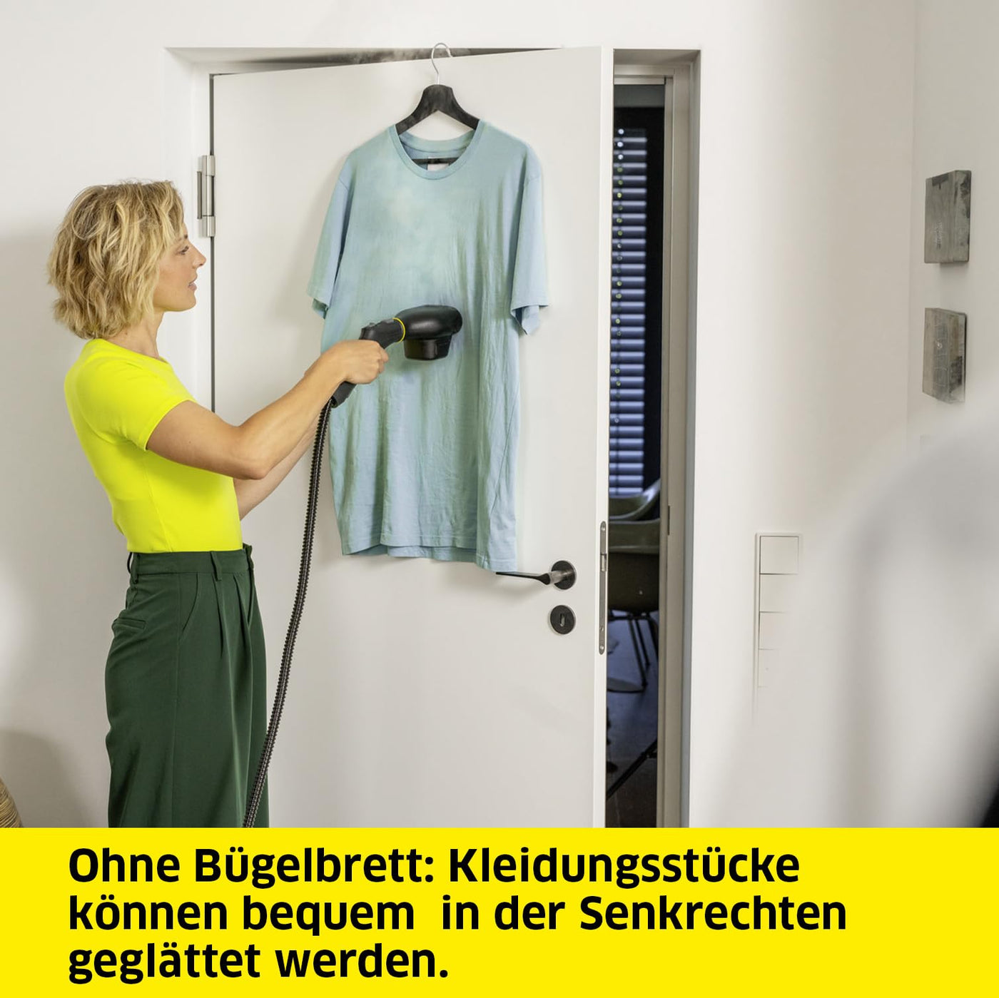 Kärcher Dampfglätter, Kunststoff, passend für alle Kärcher Dampfreiniger, besonders trockener und heißer Dampf, schwarz