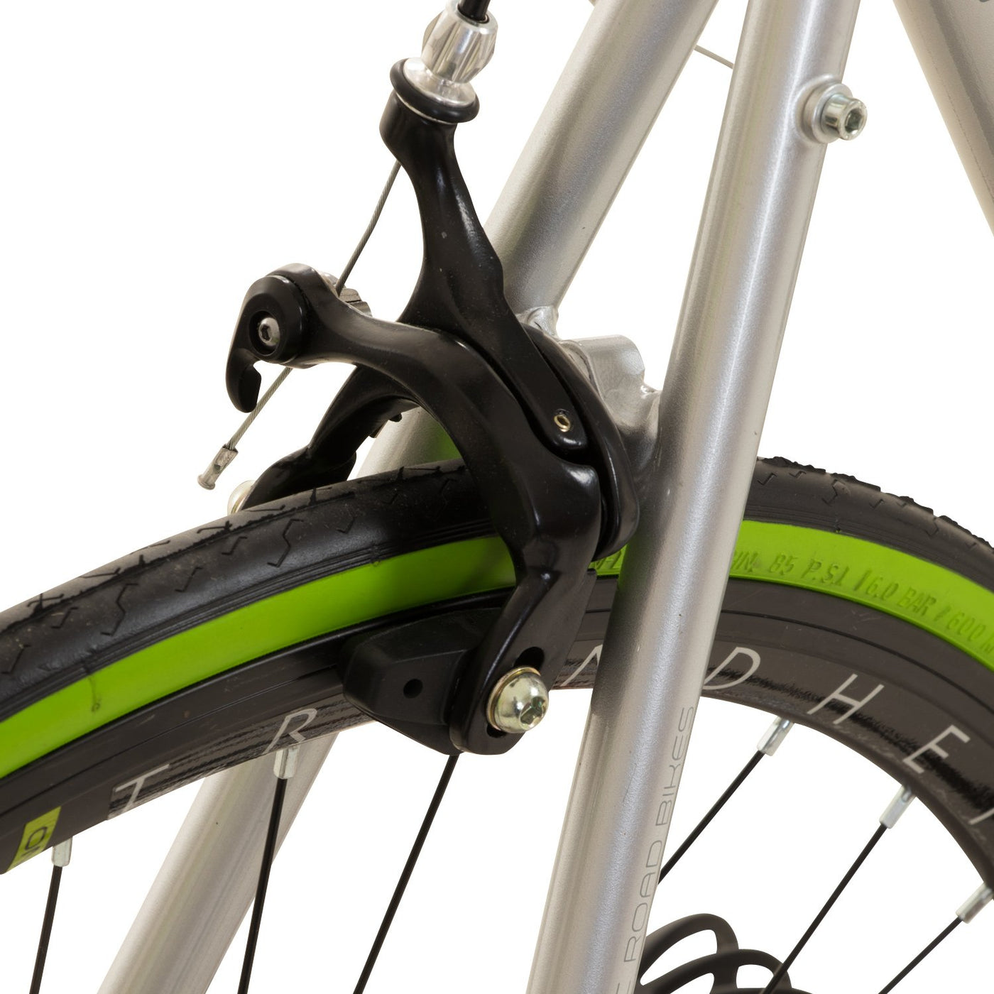 Galano 700C 28 Zoll Rennrad Vuelta Sti 4 Rahmengrößen 2 Farben, Rahmengrösse:59 cm, Farbe:grau/grün