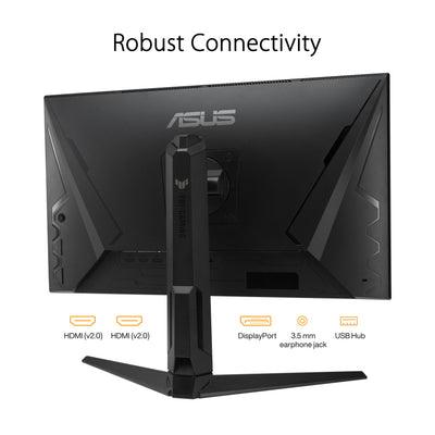 ASUS TUF Gaming VG27AQML1A - 27 Zoll WQHD Monitor - 260 Hz, 1ms GtG, G-Sync, FreeSync, Adaptive Sync, ELMB, GameFast, DisplayHDR 400 - Fast-IPS, 16:9, 2560x1440, USB, DP, HDMI, ergonomisch, Speaker