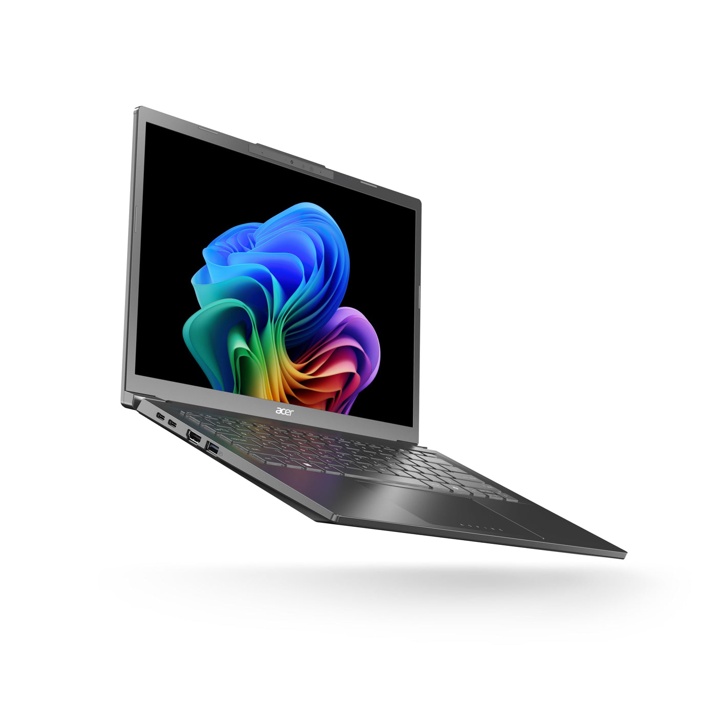 Acer Aspire 14 AI (A14-52M-790K) Laptop, 47 Tops, 14" WUXGA IPS Display, Intel Core Ultra 7 258V, 32 GB RAM, 1 TB SSD, Intel Arc Grafik 140V, Windows 11, QWERTZ Tastatur, grau