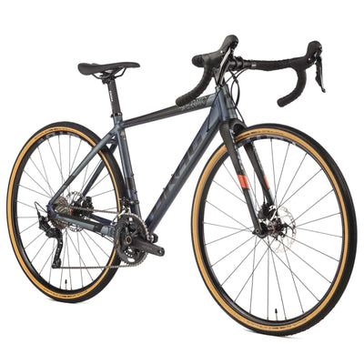 Airtracks Herren Gravel Bike 28 Zoll Gravel Fahrrad Sterrato 7.0 Shimano 2 x 10 Gang GRX-400 - UD Carbon Gabel - Rahmenhöhen 52cm und 55cm - Modell 2023 (55cm (Körpergröße 175-188cm))