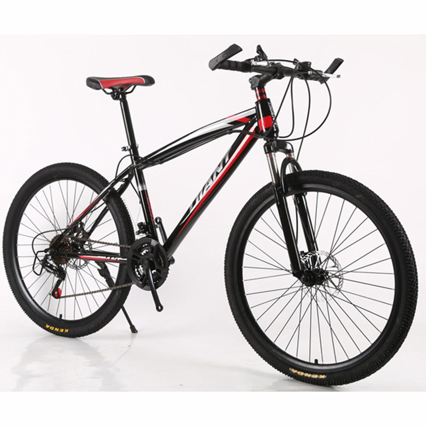 Wmmner Mountainbike 26 Zoll, Variable Geschwindigkeit, Hochfestem Stahl, Doppelscheibenbremse, Outdoor-Fahrrad Für Erwachsene, Offroad/B/24 Zoll 21-Gang