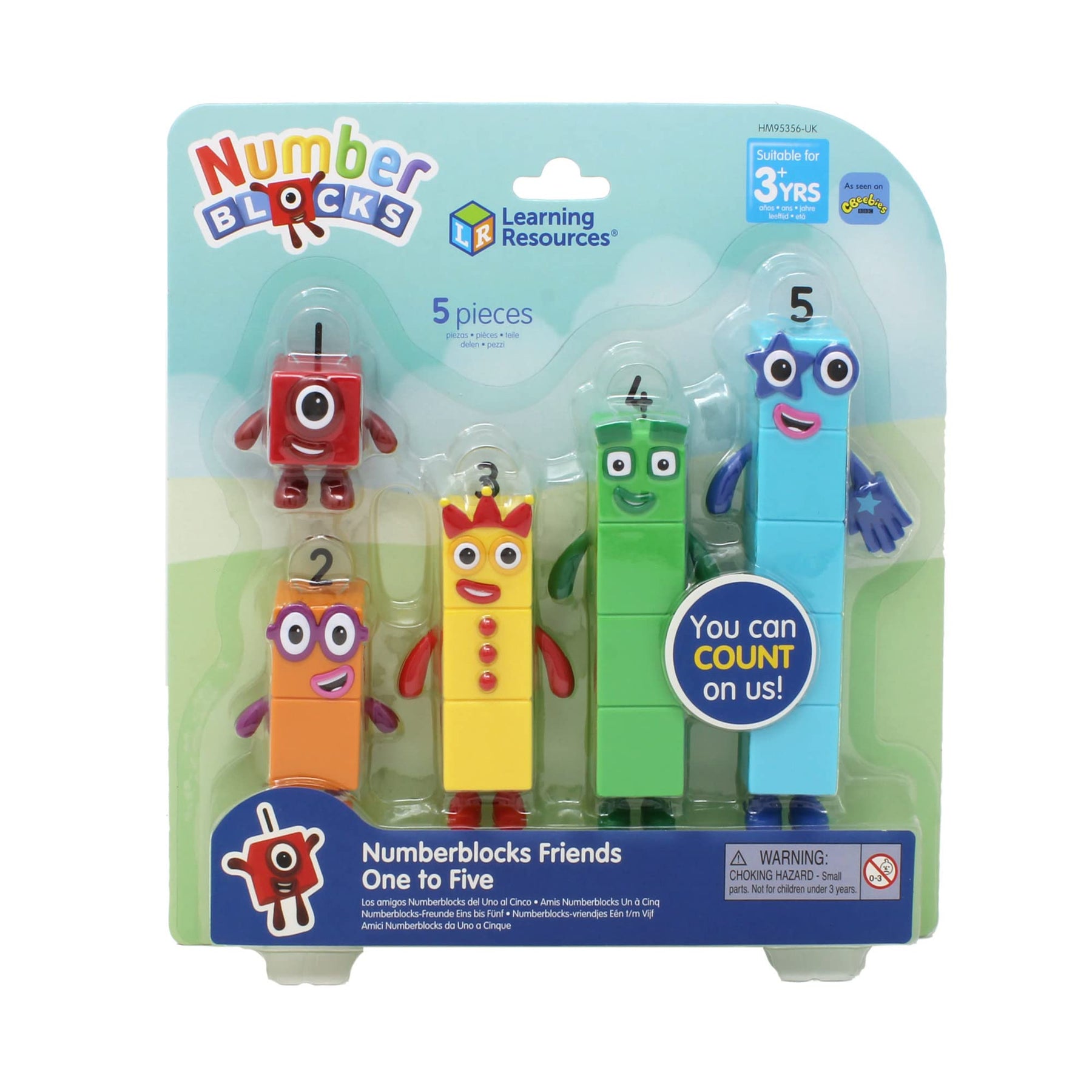 Learning Resources Numberblocks-Freunde Eins bis Fünf, Offizielles Sam ...
